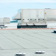 commercial rooftop heating installation